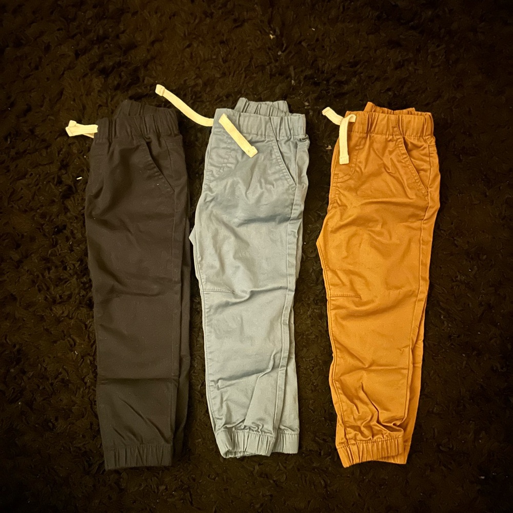 Cat & Jack Kids Joggers - Black, Gray, Tan